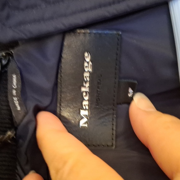 Mackage 3/4 length duck down filled winter coat, small - Picture 3 of 9